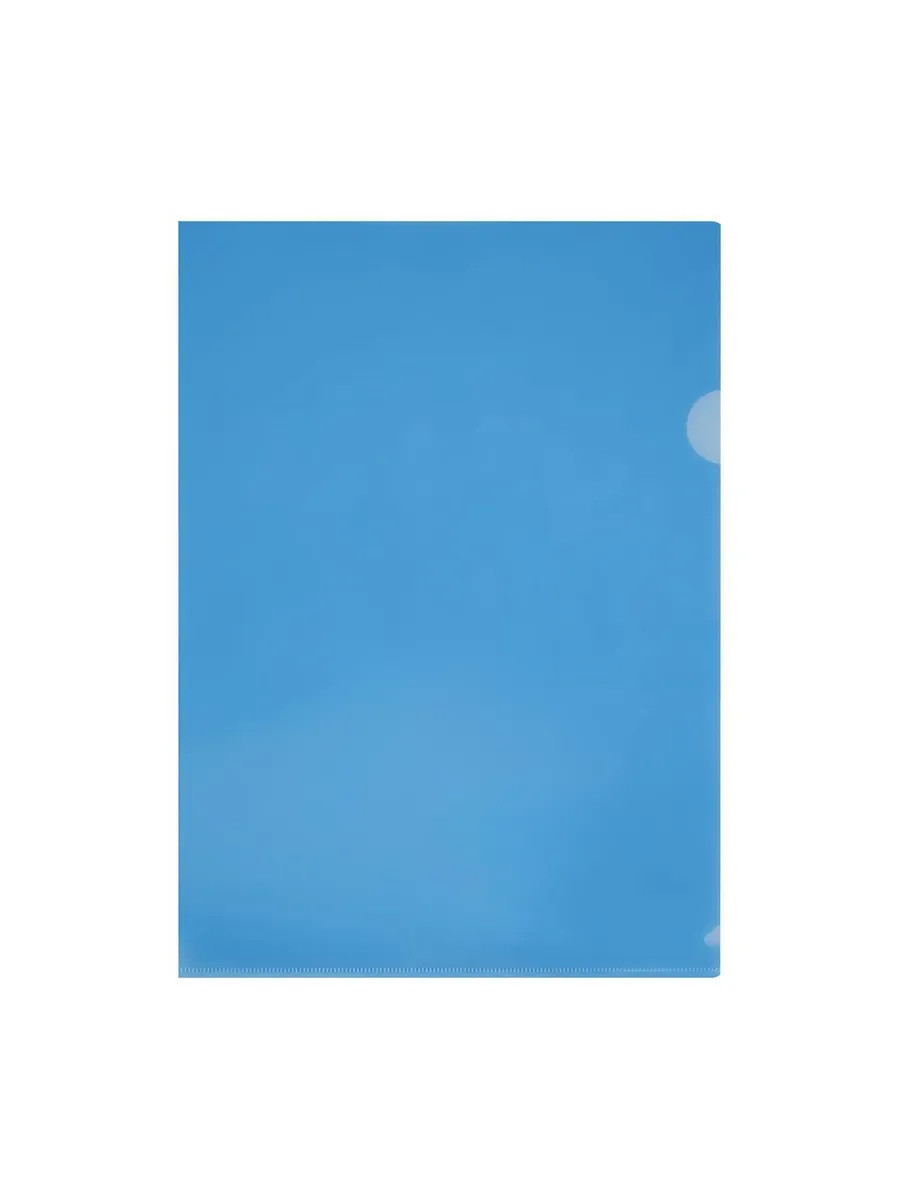 ПАПКА-УГОЛОК А4 DOLPHIN СИНЯЯ